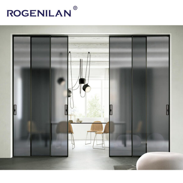 RGNL-18 Extremely Narrow Three Track Sliding Door - Image 3
