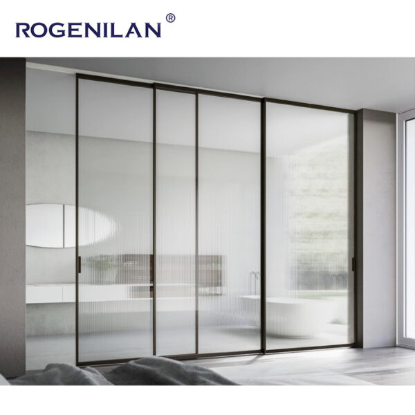 RGNL-18 Extremely Narrow Three Track Sliding Door - Image 4